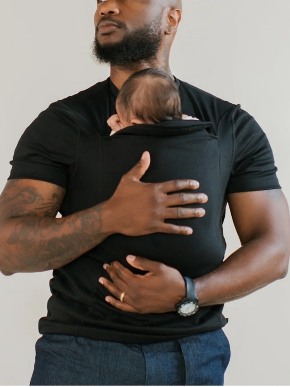 Lalabu Dad Shirt, a functional baby wear shirt designed for newborns Size XL